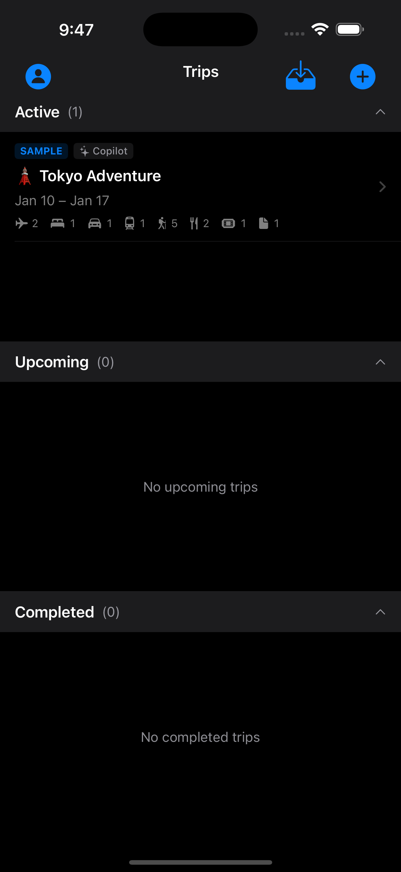 Trips Overview